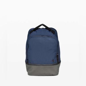 Lululemon Athletica Blue and Gray Backpack